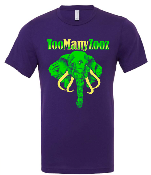 Zen Elephant T-Shirt (Heather Purple)