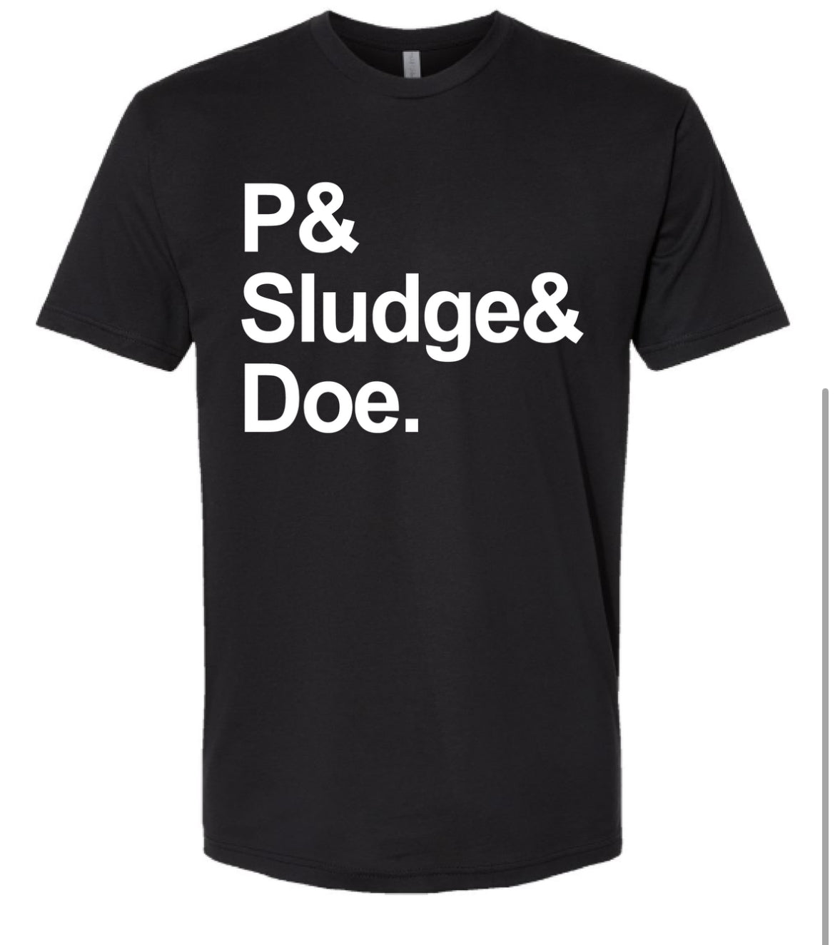 Ampersand Name T-Shirt (Black)